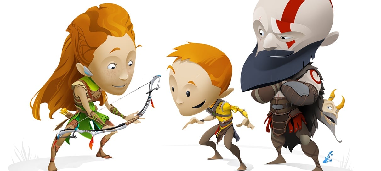 Estúdios parabenizam lançamento de Horizon Forbidden West com artes fofas