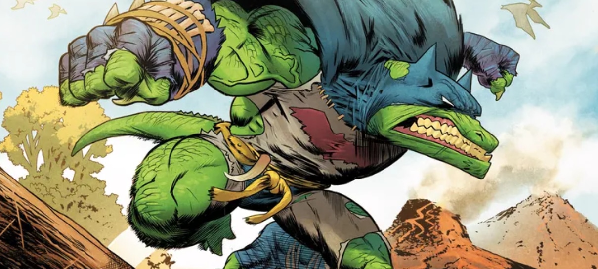 Liga Jurássica: Heróis da DC viram dinossauros em nova HQ