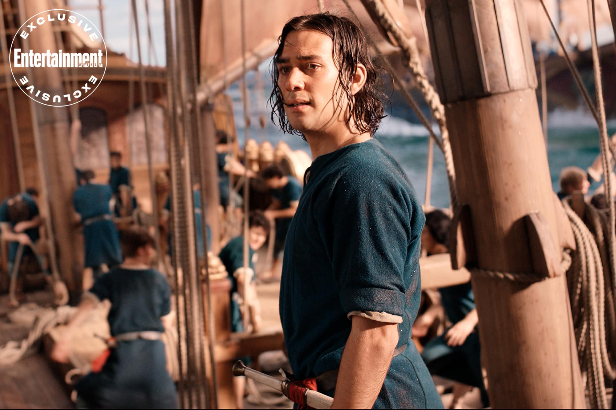 The Lord of the Rings: The Rings of Power
The son of a Númenorean sea captain, Isildur (Maxim Baldry) trains to follow in his footsteps.