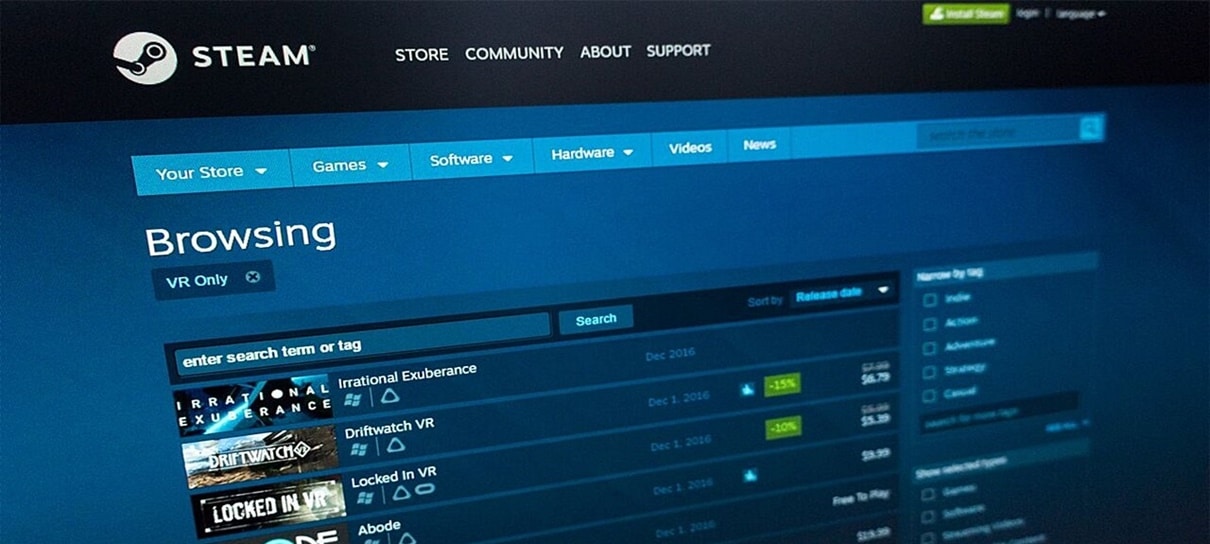 Steam não terá mais descontos acima de 90% em jogos