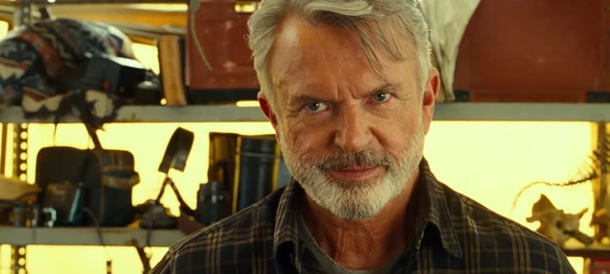 Trio original de Jurassic Park retorna no trailer de Jurassic World: Domínio