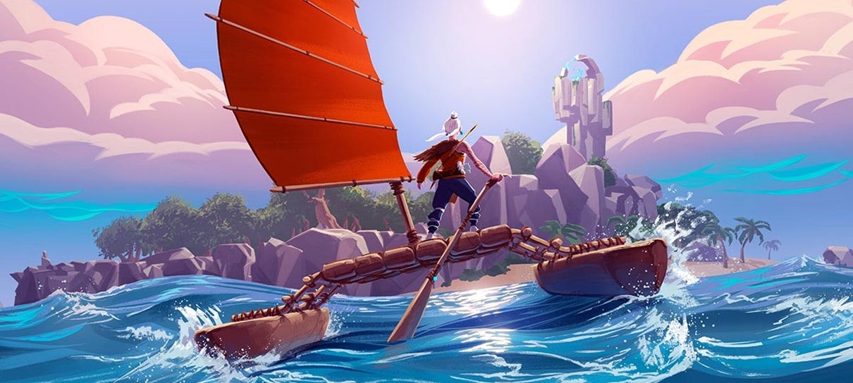 Windbound, jogo de sobrevivência e exploração, está gratuito para PC