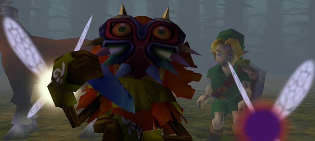 Jogador usa instrumentos dentro de Zelda: Majora's Mask para tocar Africa, do Toto
