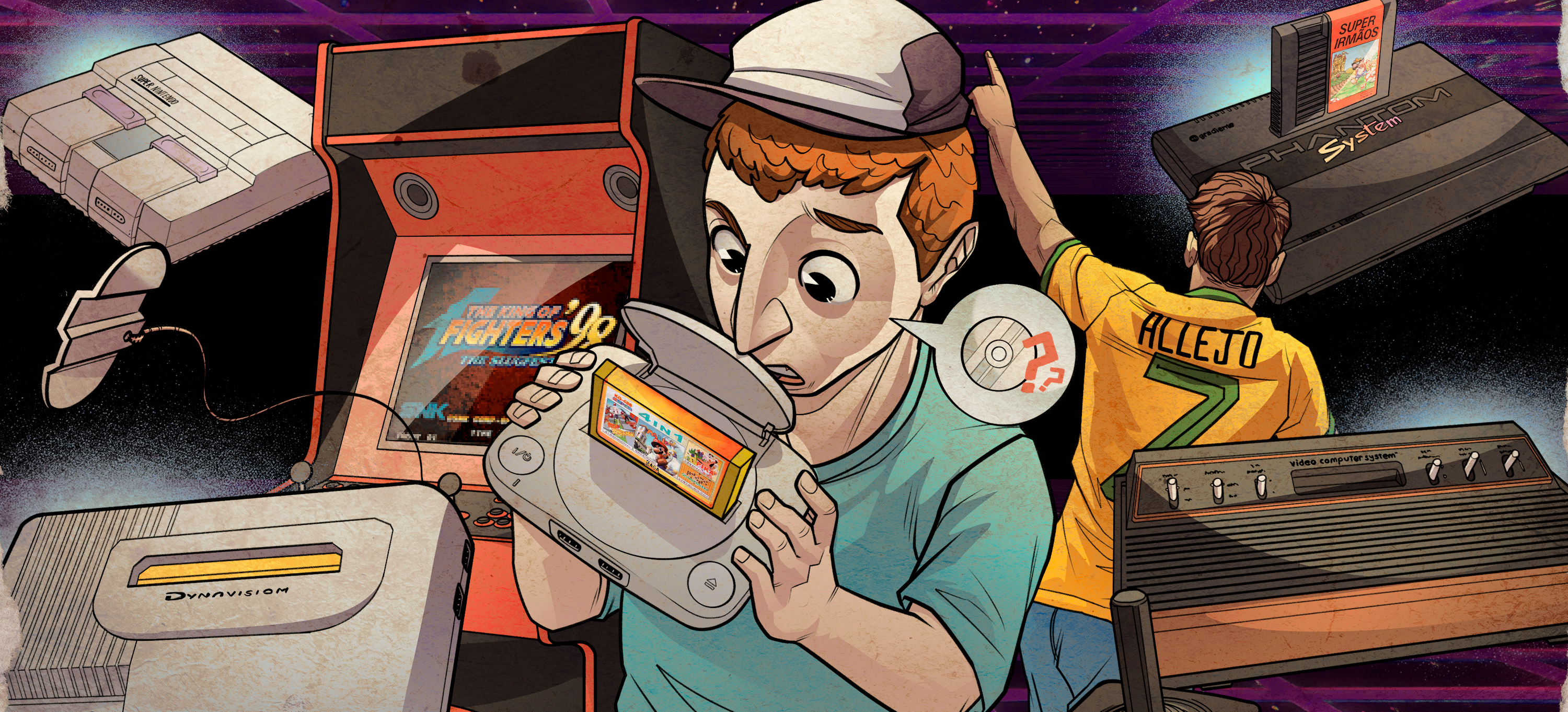 Capa do episódio A estranha chegada dos vídeo games ao Brasil