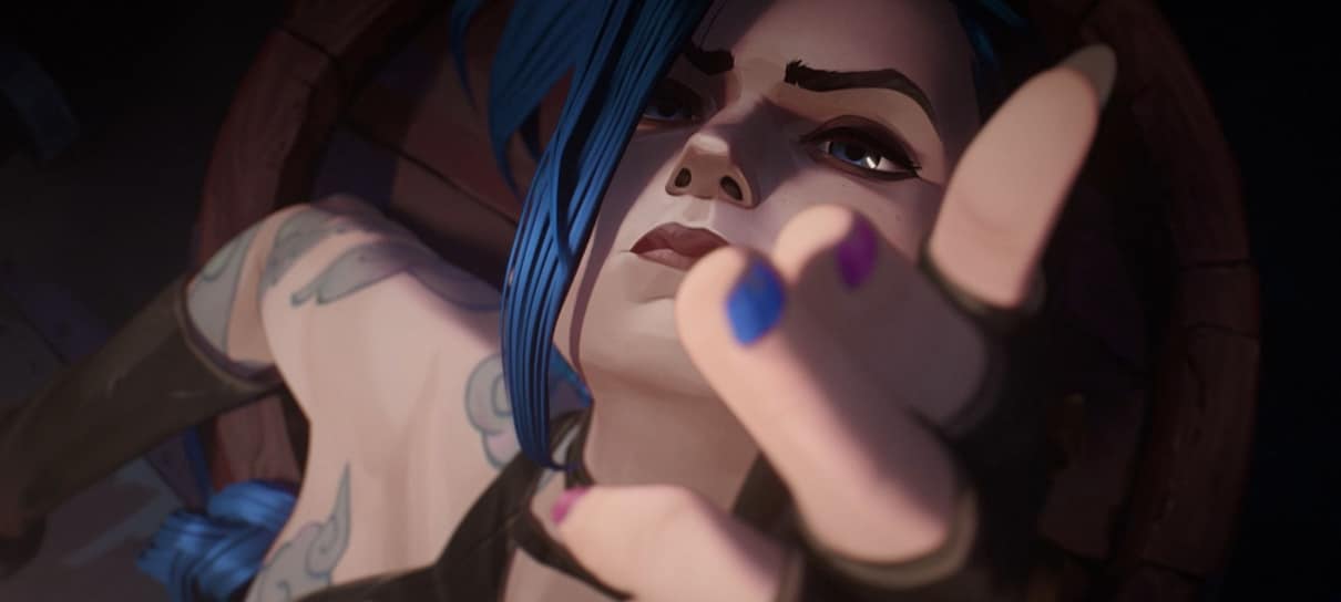 Criador de Arcane divulga arte de Jinx para comemorar as vitórias no Annie Awards 2022