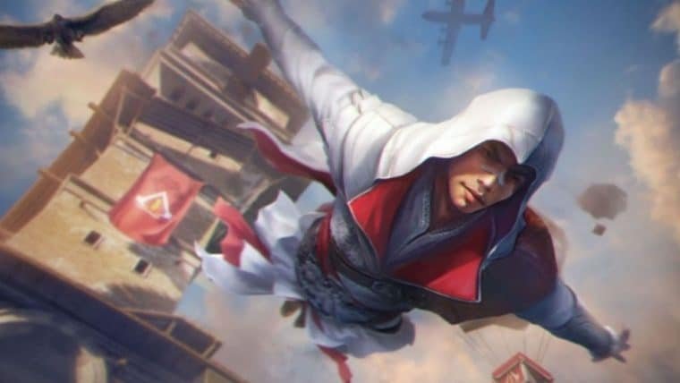 Crossover de Assassin's Creed em Free Fire trará o Salto da Fé