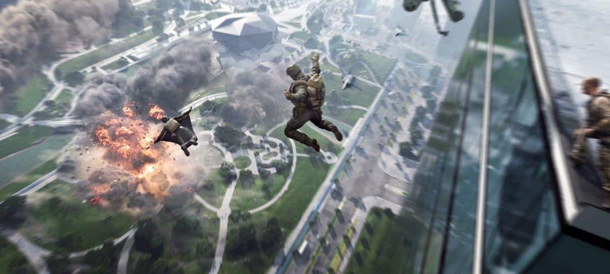 Battlefield 2042 terá mapas menores para não ser um "simulador de caminhada"