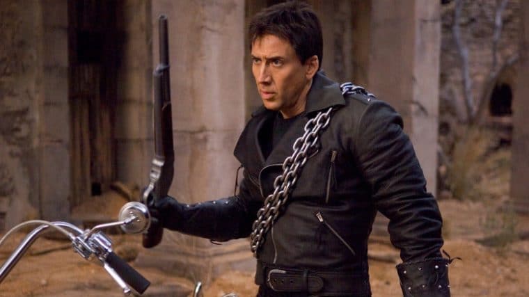 Nicolas Cage como o Motoqueiro Fantasma