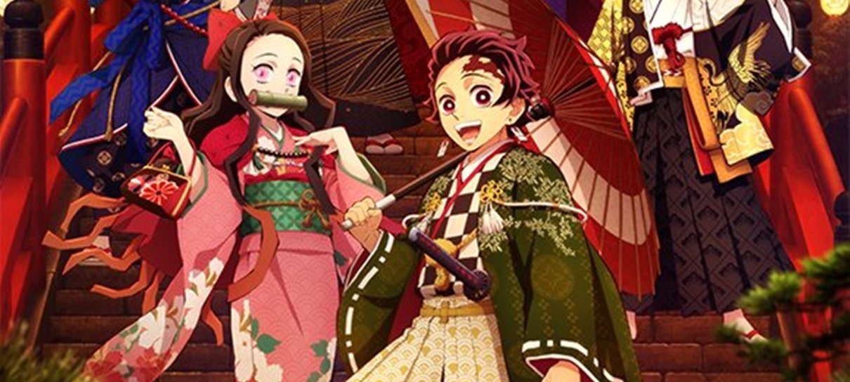 Demon Slayer revela arte especial para comemorar o terceiro aniversário do anime