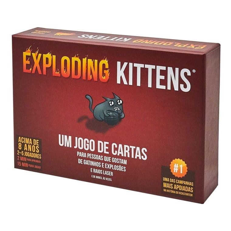 Exploding Kittens é um dos games do NerdBunker