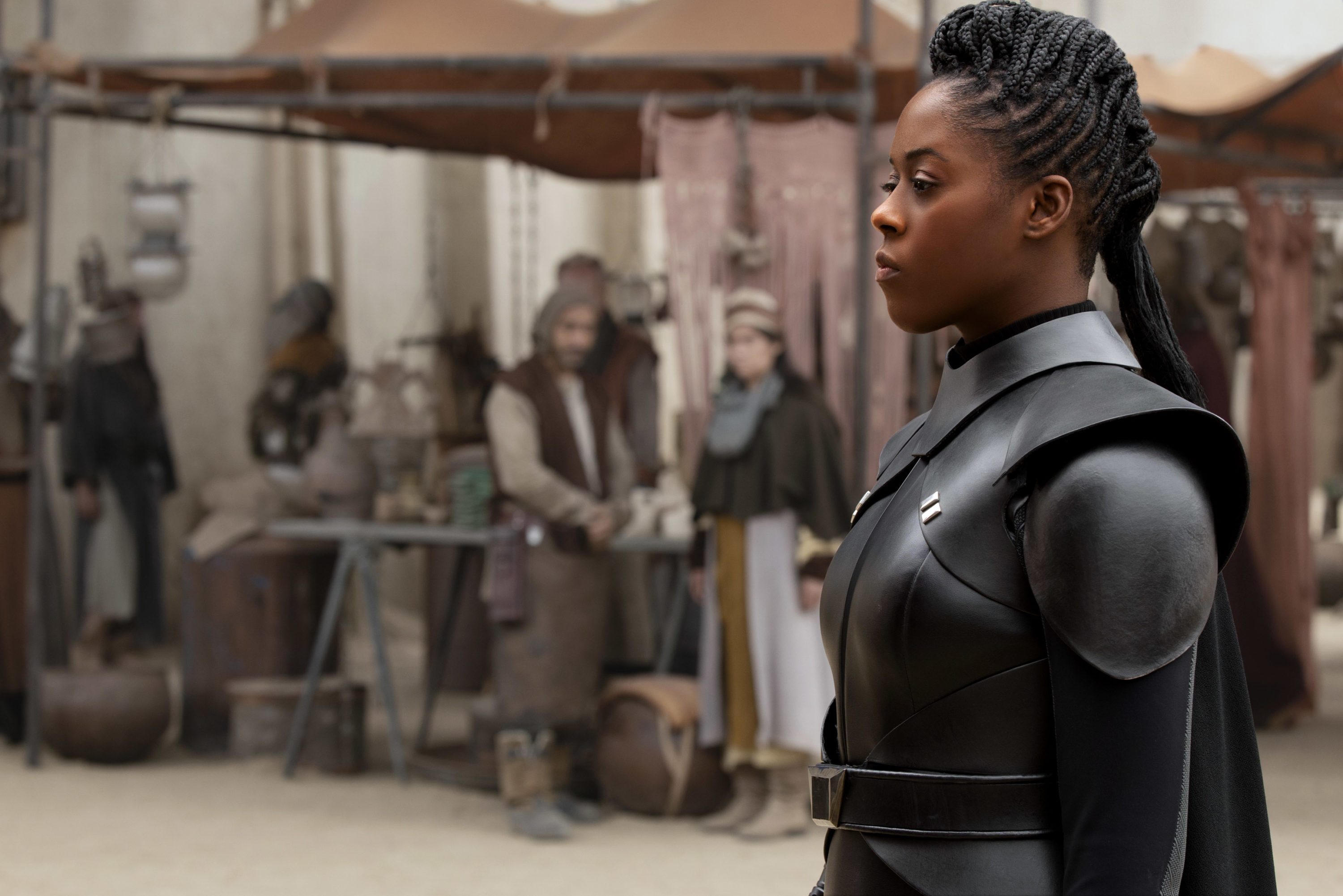 Reva (Moses Ingram) in Lucasfilm's OBI-WAN KENOBI, exclusively on Disney+. © 2022 Lucasfilm Ltd. &amp; ™. All Rights Reserved.