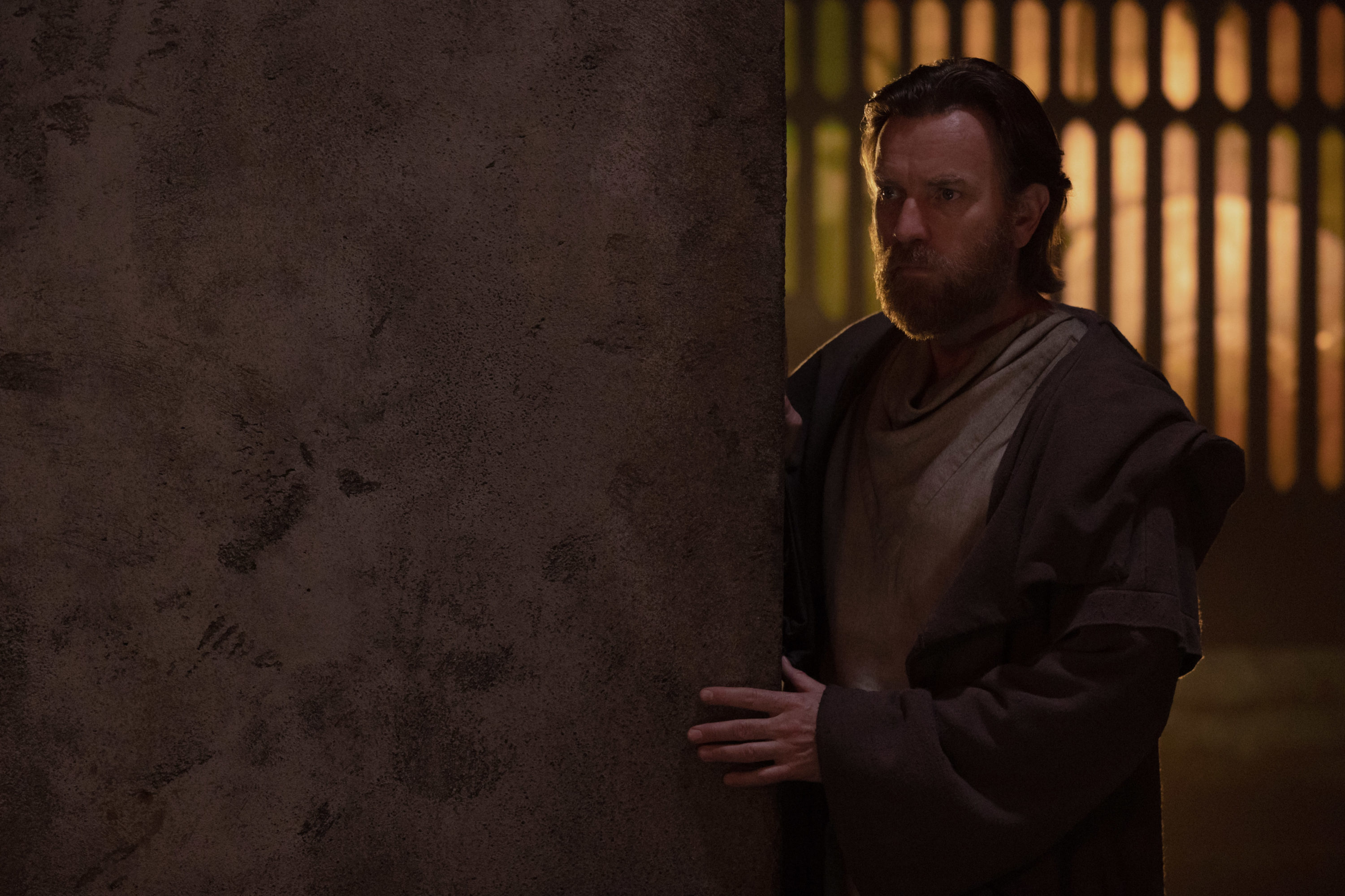 Obi-Wan Kenobi (Ewan McGregor) in Lucasfilm's OBI-WAN KENOBI, exclusively on Disney+. © 2022 Lucasfilm Ltd. &amp; ™. All Rights Reserved.