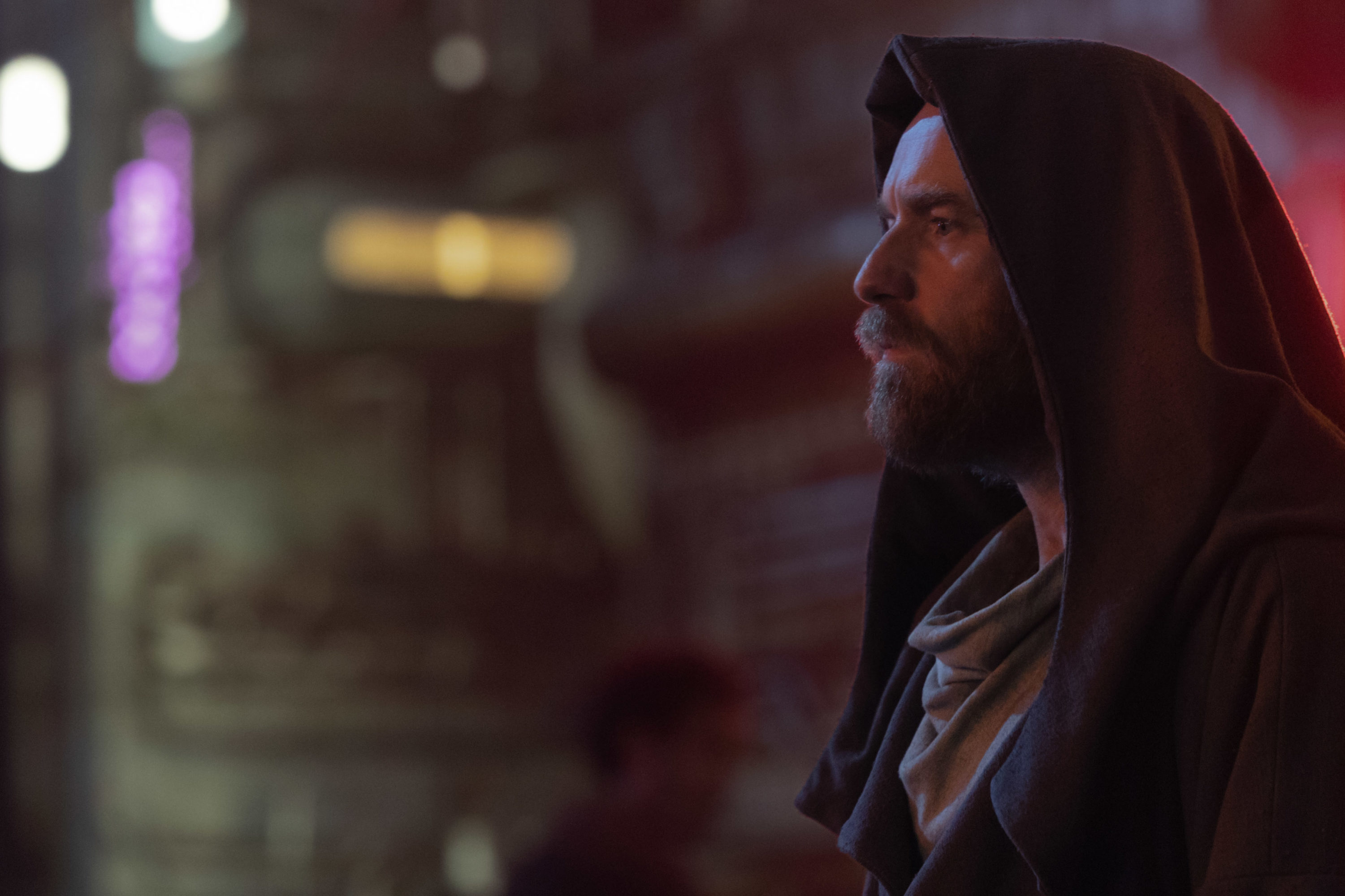Obi-Wan Kenobi (Ewan McGregor) in Lucasfilm's OBI-WAN KENOBI, exclusively on Disney+. © 2022 Lucasfilm Ltd. &amp; ™. All Rights Reserved.