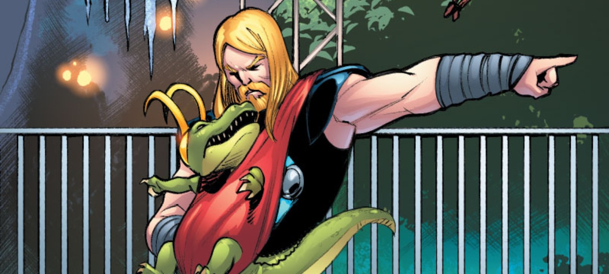 Marvel lança HQ solo do Loki Jacaré e faz a alegria dos Nove Reinos
