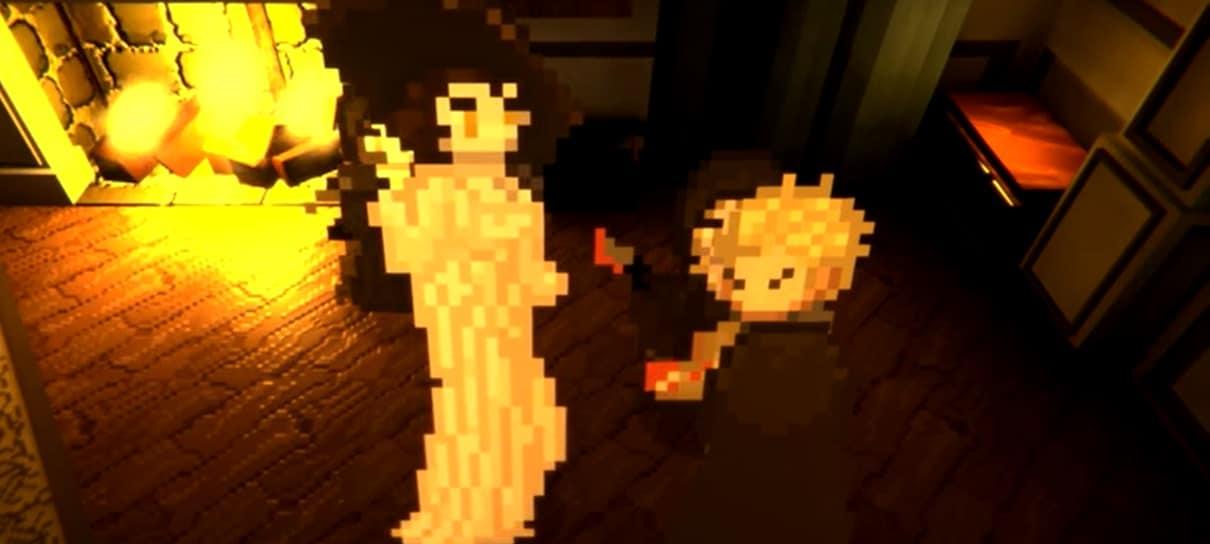 Resident Evil Village: Vídeo recria cena de Lady Dimitrescu em pixel art e gráficos 2.5D