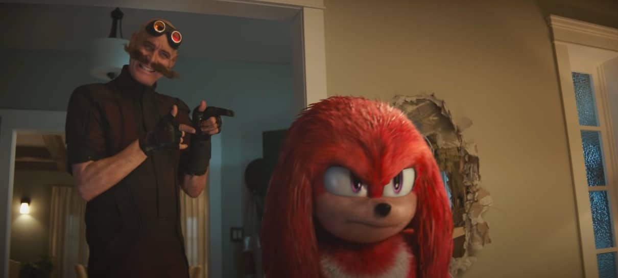 Sonic 2: Fotos dos bastidores mostram Knuckles e Tails