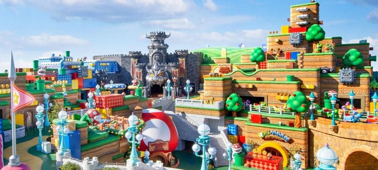 Parque Super Nintendo World abrirá em 2023 no Universal Studios Hollywood