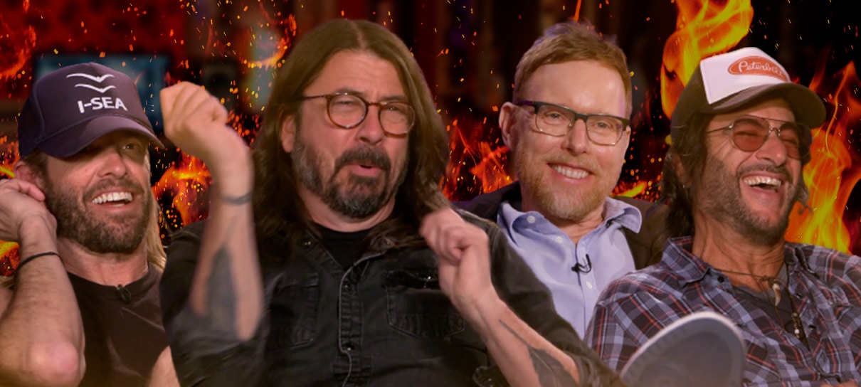 Foo Fighters caem na zoeira em entrevista sobre Terror no Estúdio 666