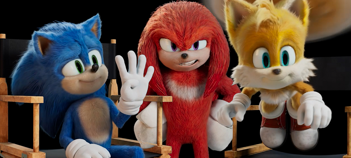 Sonic, Knuckles e Tails falam sobre bastidores do novo filme em entrevista fofa