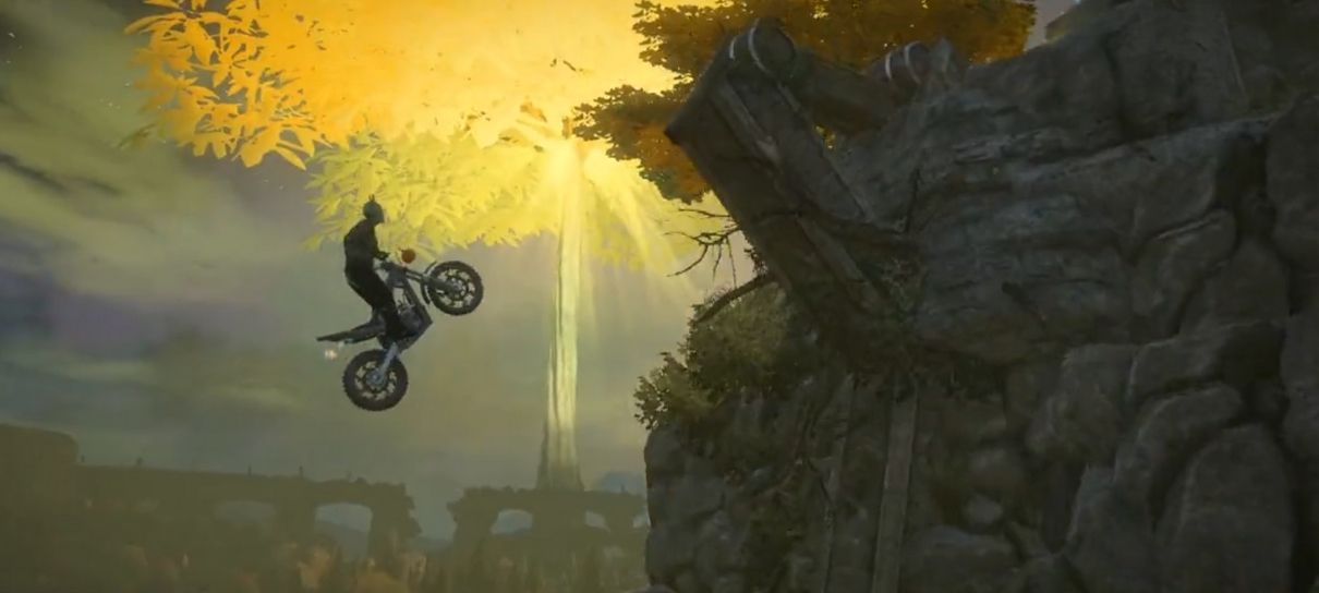 Elden Ring é transformado em um jogo de motocicleta em Trials Rising