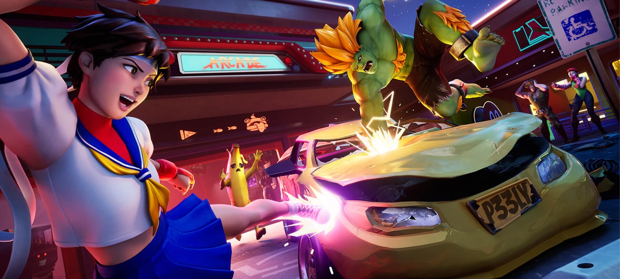 Fortnite recebe skins de Blanka e Sakura, de Street Fighter