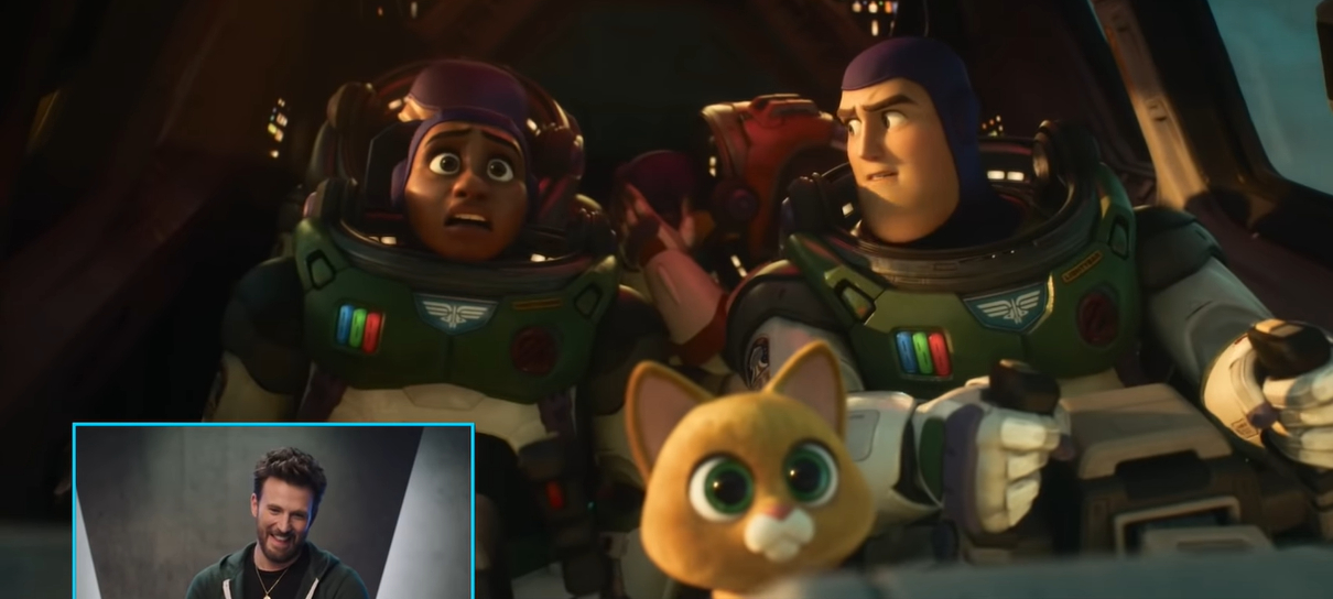 Chris Evans reage ao novo trailer de Lightyear