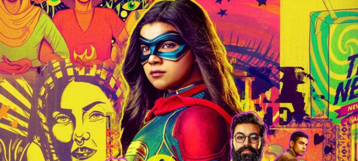 Ms. Marvel, nova série da Marvel no Disney Plus, ganha pôster cheio de cores