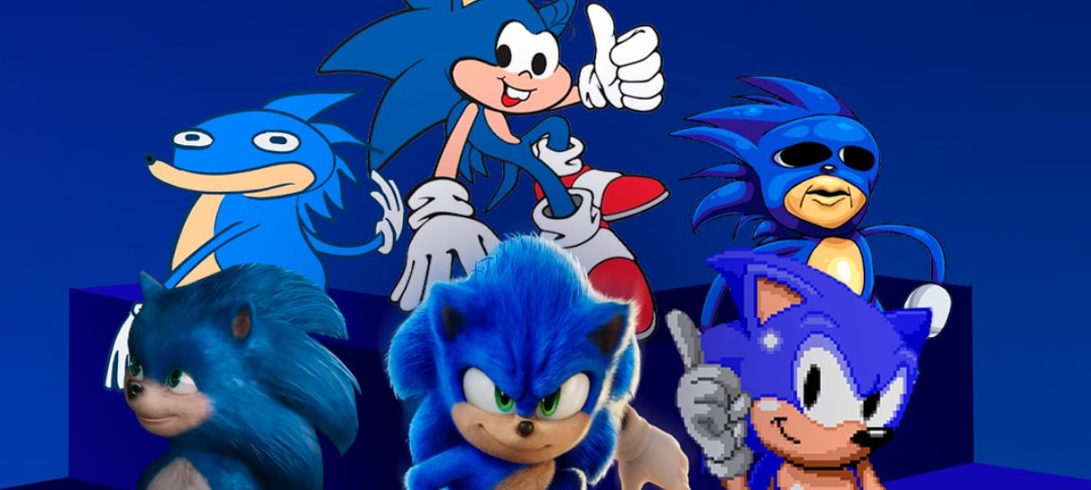 O meme do Sonic feio 