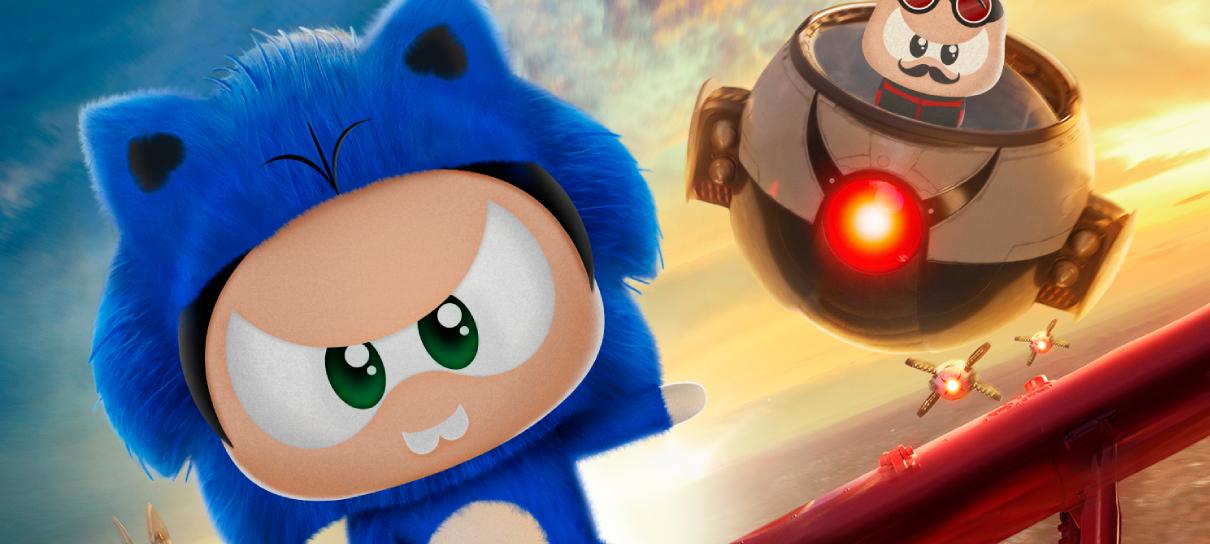 Sonic e Turma da Mônica fazem crossover para celebrar estreia de Sonic 2: O Filme
