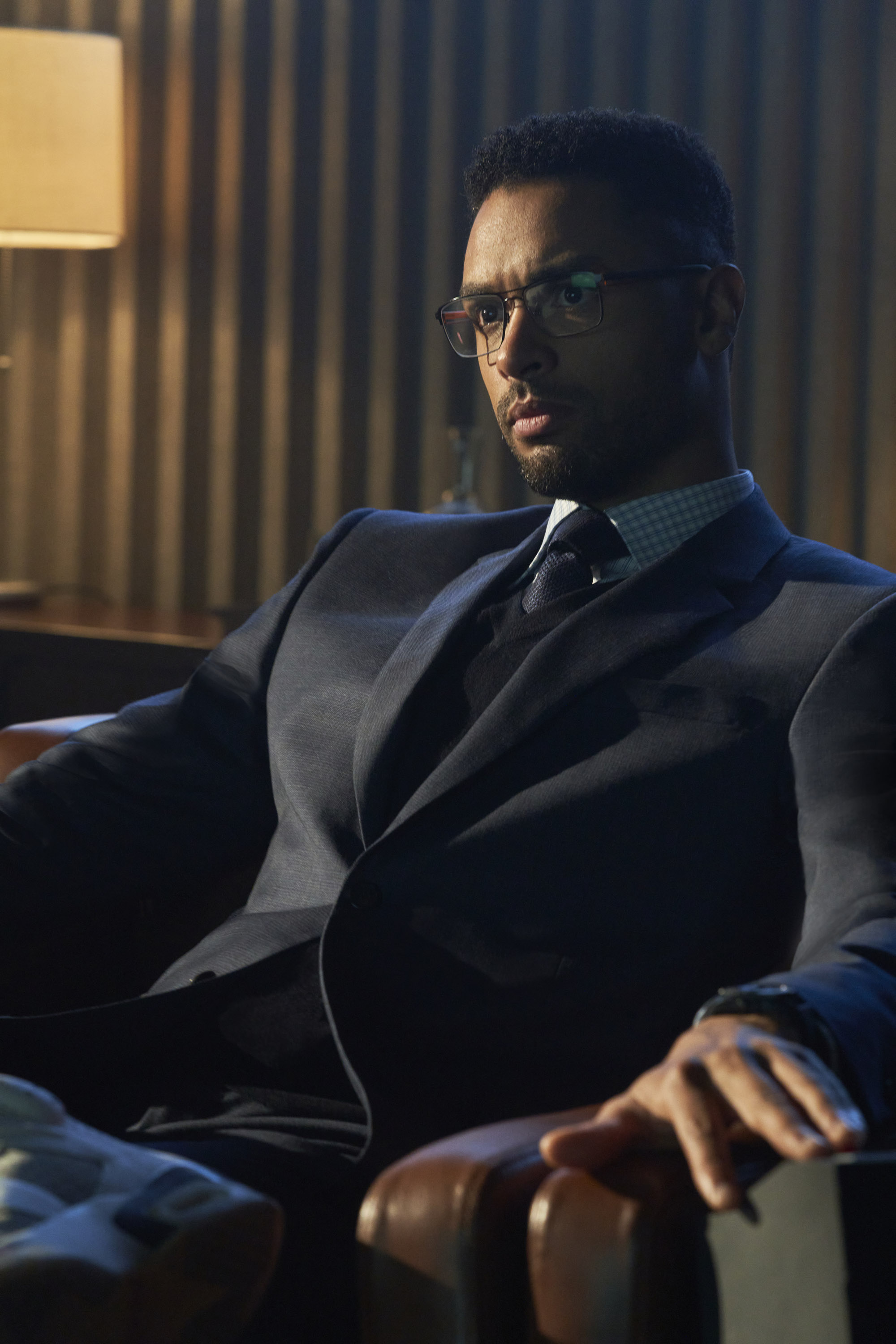 The Gray Man (2022). Rege-Jean Page as Carmichael. Cr. Paul Abell/Netflix © 2022