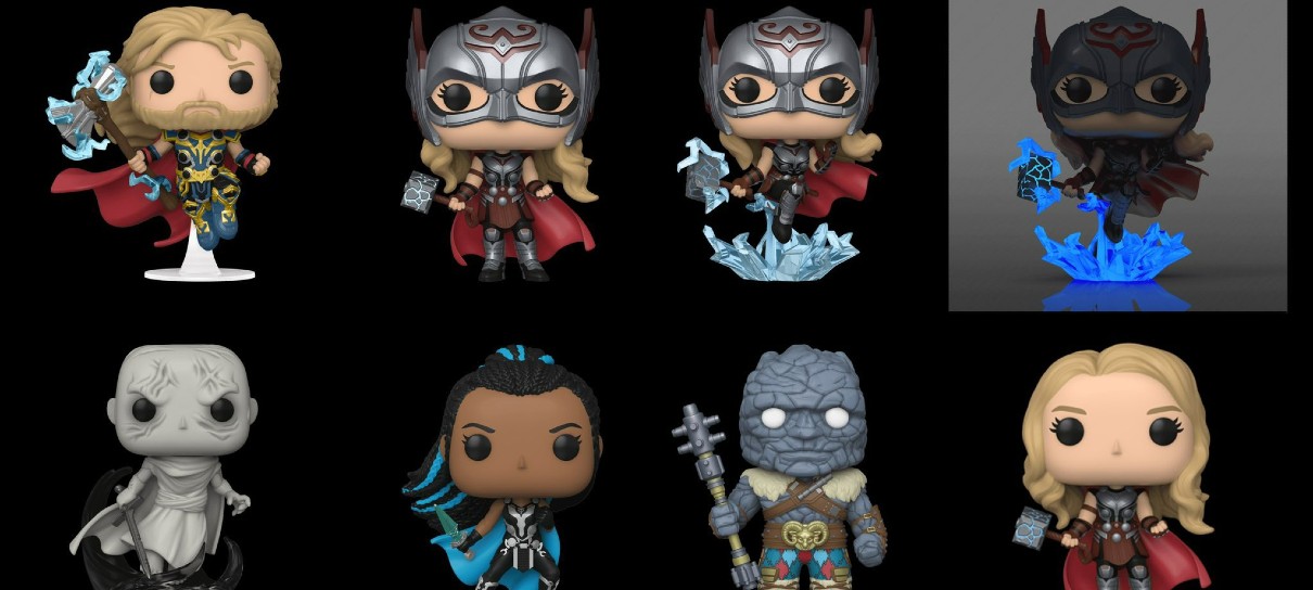 Funkos de Thor: Amor e Trovão têm herói com nova armadura e bodes voadores