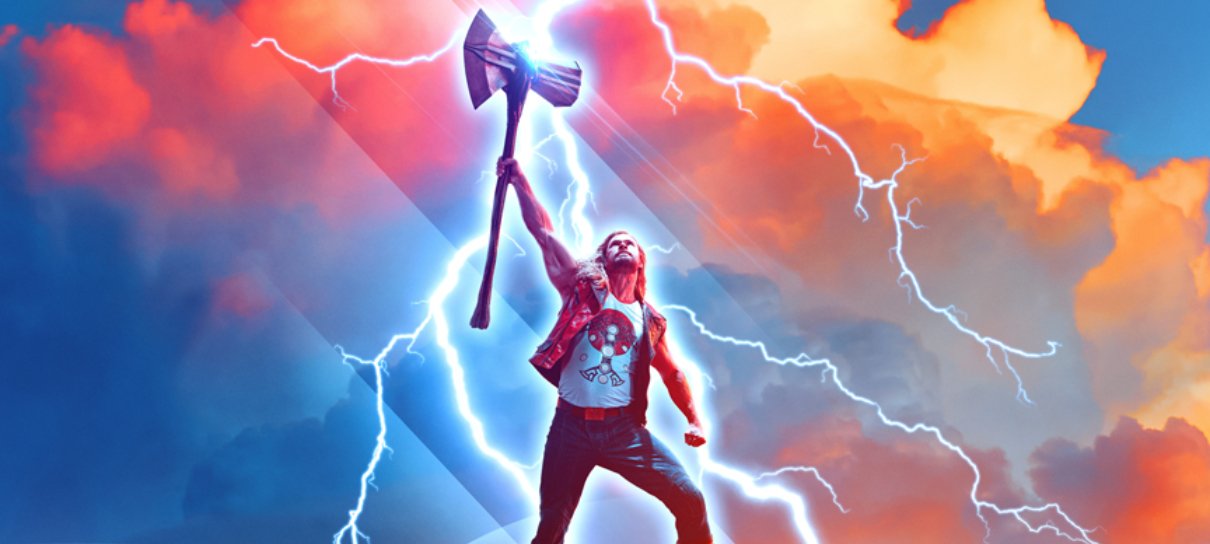 Arte promocional destaca novo visual do Thor em 'Thor: Love and Thunder