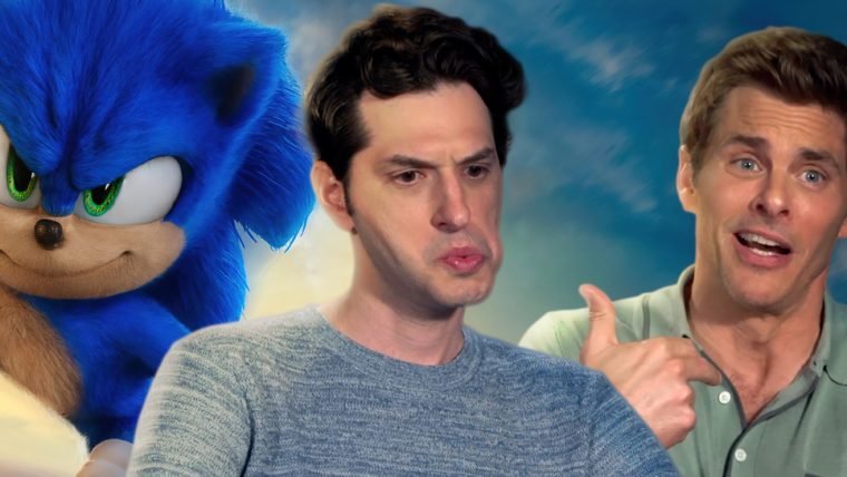 Sonic 2: James Marsden e Ben Schwartz caem na zoeira em entrevista caótica