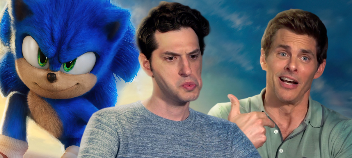 Sonic 2: James Marsden e Ben Schwartz caem na zoeira em entrevista caótica