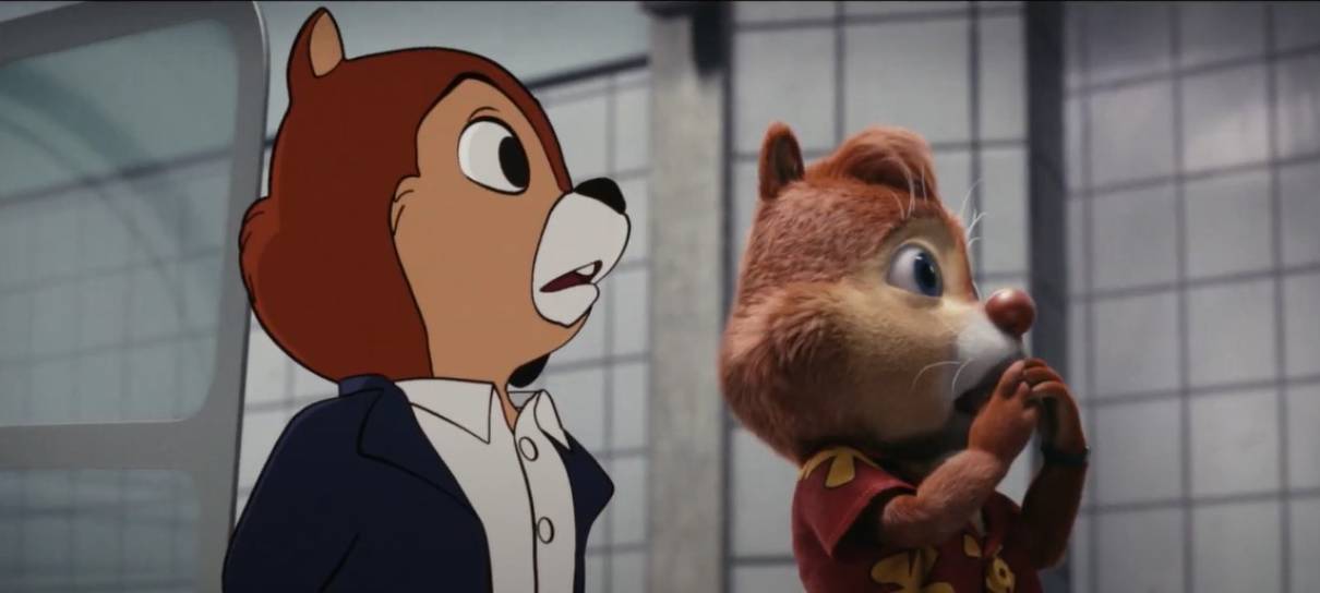 Tico e Teco se reencontram após a fama em novo trailer do longa Defensores da Lei