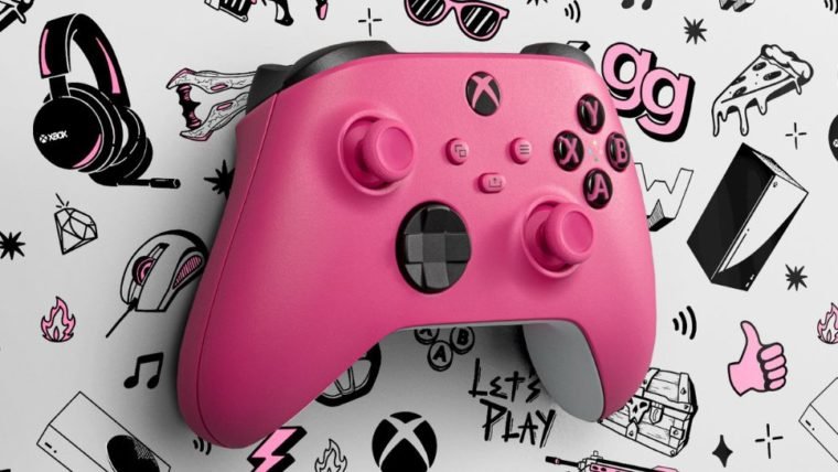 Controle de Xbox ganha nova versão na cor rosa
