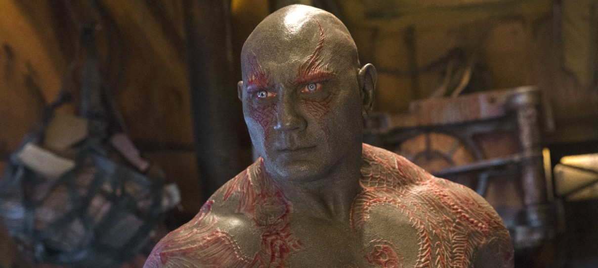 Dave Bautista segue indicando despedida de Drax em Guardiões da Galáxia 3