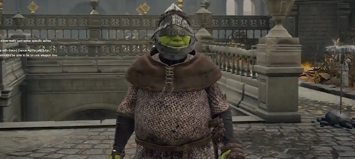 Jogadores recriam Shrek, Frodo e Sam em Elden Ring sem usar mods