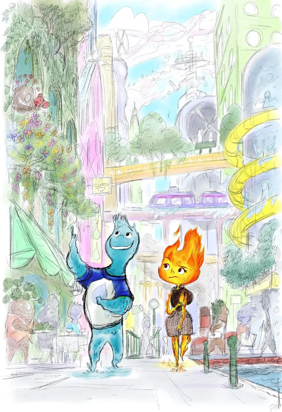 Elemental”: a Pixar a brincar com o fogo e a meter água, tudo ao mesmo  tempo – Observador