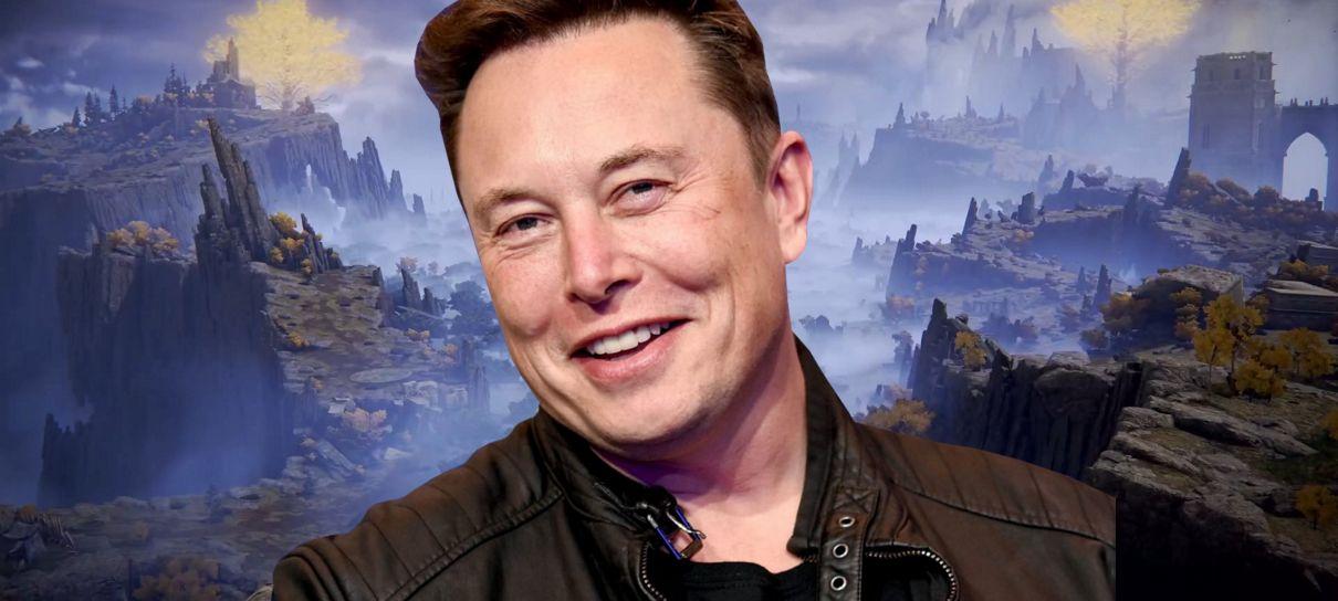 "É a arte mais linda que já vi", diz Elon Musk sobre Elden Ring