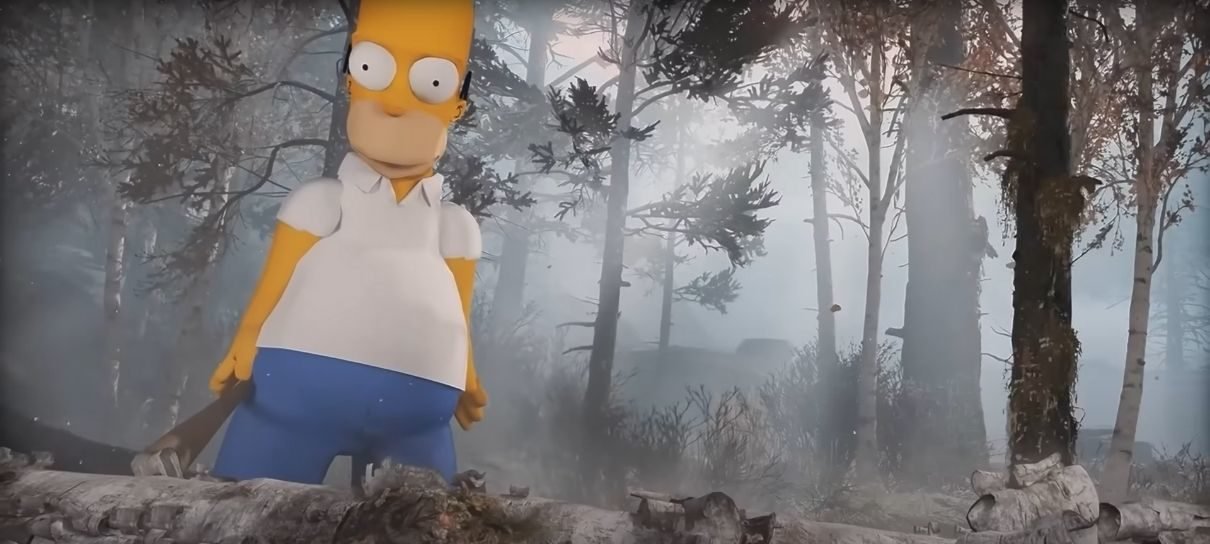 Homer Simpson se torna protagonista de God of War em mod zoeiro