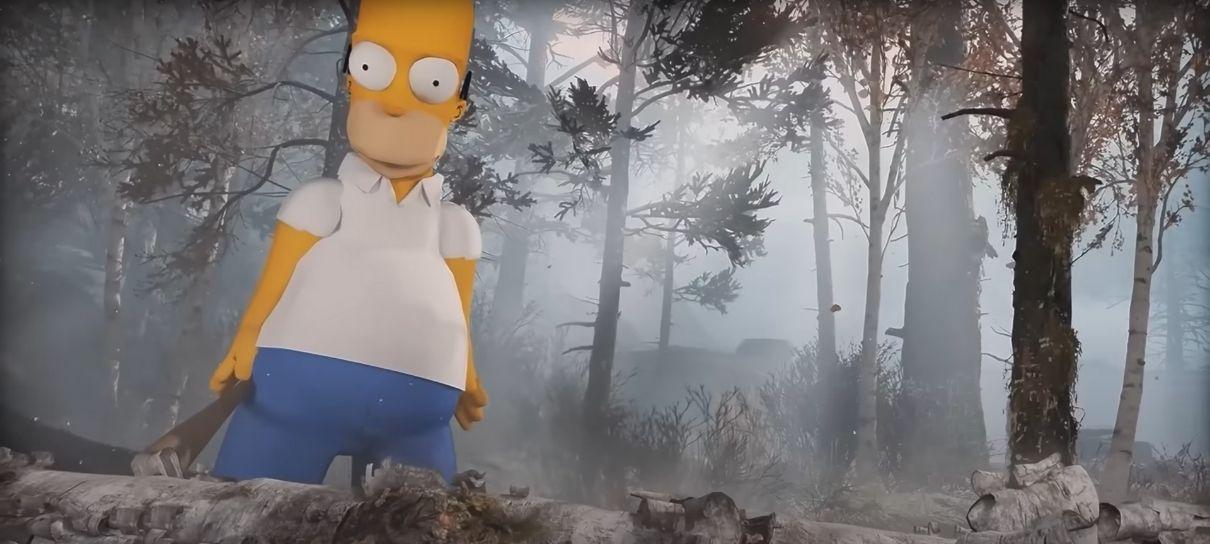 Homer Simpson se torna protagonista de God of War em mod zoeiro