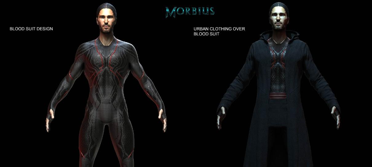 Morbius quase teve um "traje de sangue"; veja arte conceitual