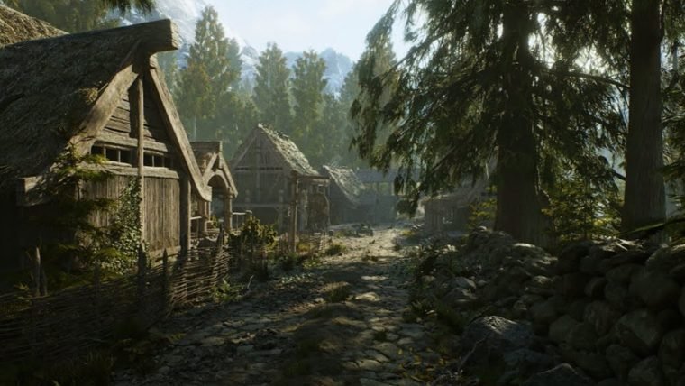 Vila de Skyrim é recriada na Unreal Engine 5 e impressiona por detalhes