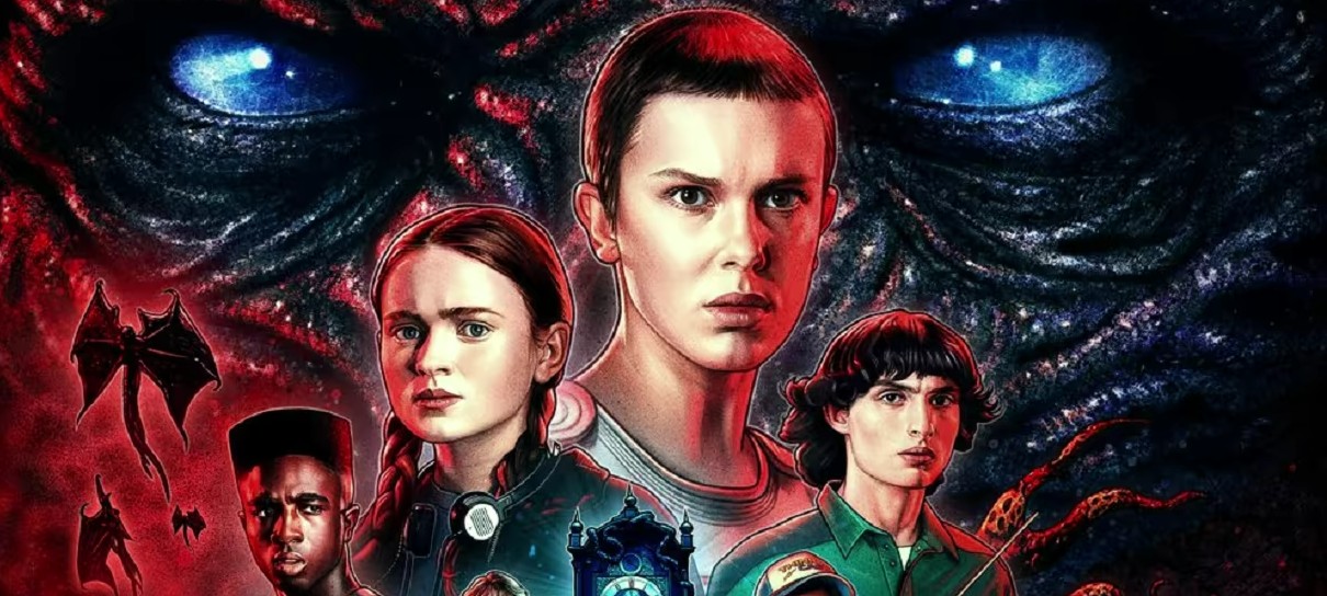 Nova ameaça paira sobre heróis em cartaz principal de Stranger Things 4