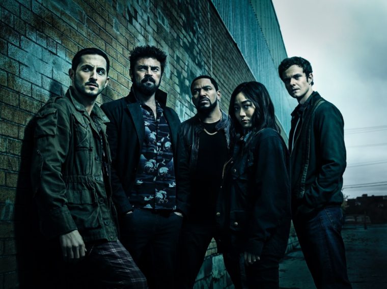 Francês, Billy Bruto, Leitinho da Mamãe, Kimiko e Hughie em The Boys