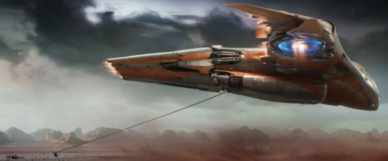 Thor e Benatar, a nave dos Guardiões da Galáxia