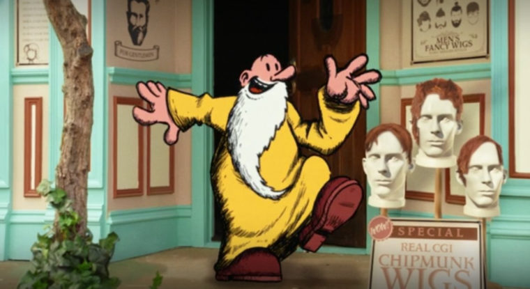 Mr Natural de Robert Crumb em Tico e Teco Defensores da Lei