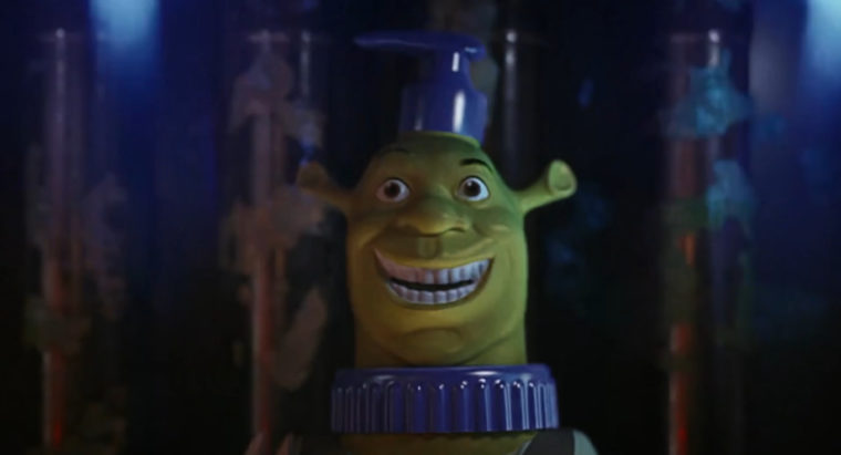 Shrek em Tico e Teco Defensores da Lei