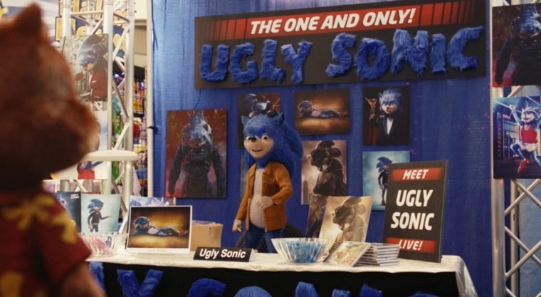 Sonic Feio em Tico e Teco Defensores da Lei